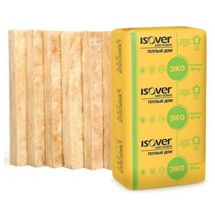 Утеплитель Isover Изовер Тёплый Дом Плита 50х610х1170 в Курганинске